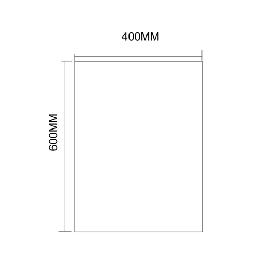 Sapho AQUALINE 40x60cm csiszolt tükör akasztó nélkül 22491