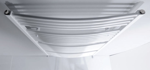 Aqualine íves fehér fürdőszobai radiátor (1051 W, fehér, 1850x600 mm, #ILO86)