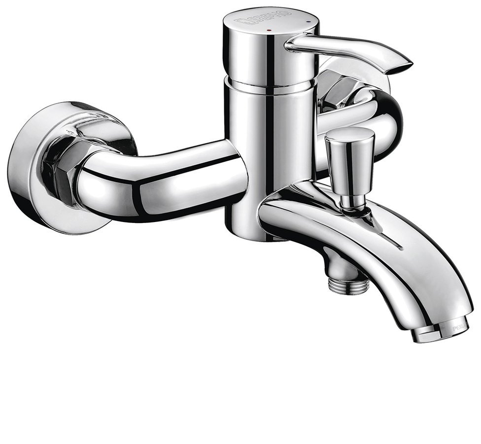 Sapho LUKA fali kádtöltő csaptelep, króm LK10