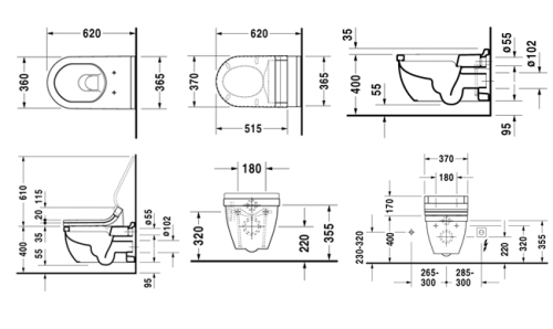 Duravit Starck 3 fali wc 2226090000