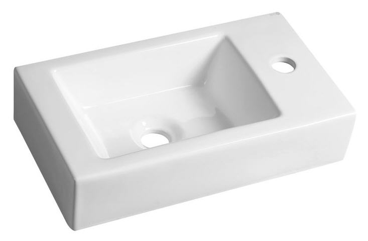 Sapho MELINDA 46x26,5x11cm, jobbos mosdó (BH7004)