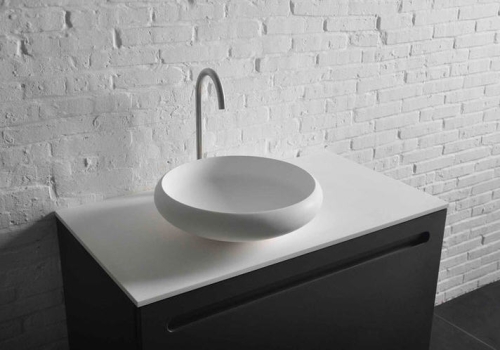 Sapho THIN ráültethető mosdó 400x112mm, matt fehér (WN192)