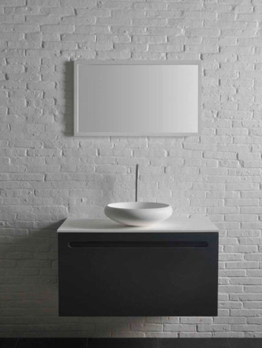 Sapho THIN ráültethető mosdó 400x112mm, matt fehér (WN192)