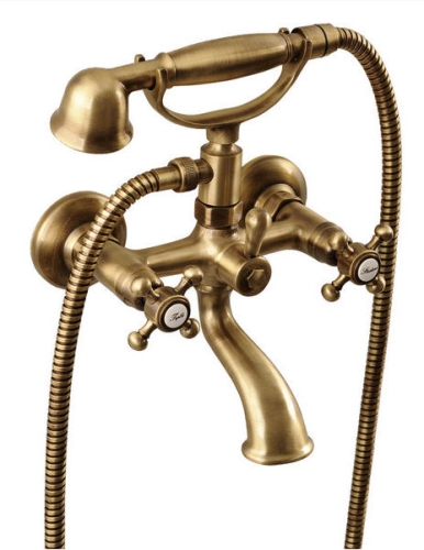 Sapho ANTEA bronz kádtöltő csaptelep zuhanyszettel (3016)