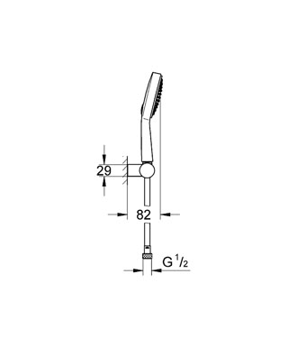 Grohe Power&Soul Cosmopolitan zuhanyszett 27762 000 (27762000)