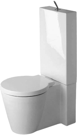 Duravit Starck1 monoblokkos wc 023309 00 64+872710 00 05