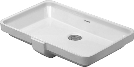 Duravit 2nd floor 52,5x35 cm alulról beépíthető mosdó 0316530000