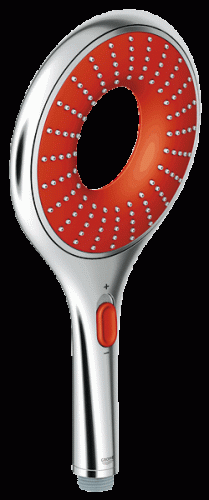 Grohe Rainshower Icon kézizuhany króm/piros 9,5 l 27443 001 (27443001)