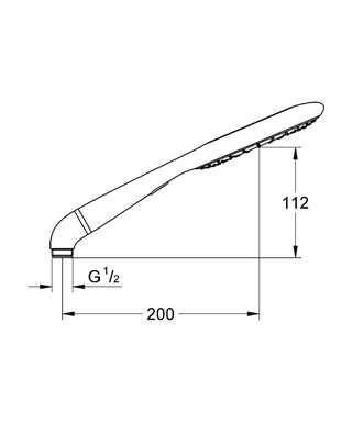 Grohe Rainshower Icon kézizuhany króm 27276 000 (27276000)