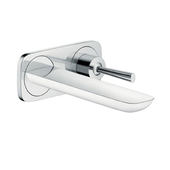 Hansgrohe PuraVida Egykaros falsík alatti króm/fehér mosdócsaptelep 165 mm-es kifolyóval 15084 400 (15084400)