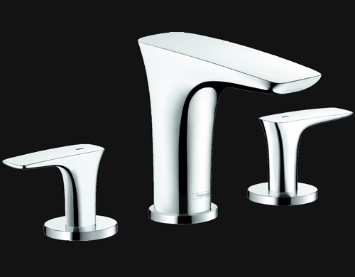 Hansgrohe PuraVida 3-lyukú peremre szerelhető króm kádcsaptelepek 15448 000 (15448000)