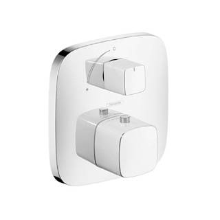 Hansgrohe PuraVida króm falsík alatti termosztát színkészlet elzárószeleppel 15775 000 (15775000)