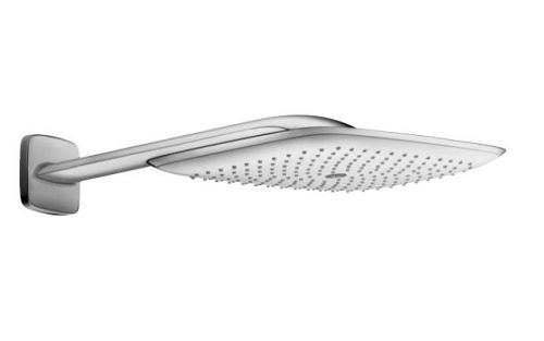 Hansgrohe PuraVida króm fejzuhany 400 Air 1jet, 390 mm-es zuhanykarral 27437 000 (27437000)