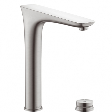 Hansgrohe PuraVida 2-lyukú elektronikus rozsdamentes acél hatású konyhai csaptelep 230 V-os hálózati csatlakozással 15805 800 (15805800)