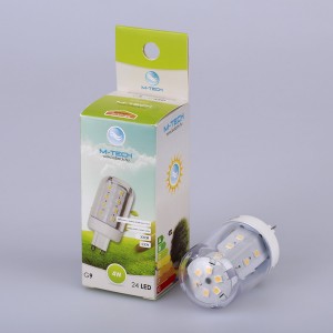 M-Tech G9 Spot 27 LED SMD, 230V, 4,5W, 360Lm Hideg Fehér 6500K, 3036, MTL460 led izzó