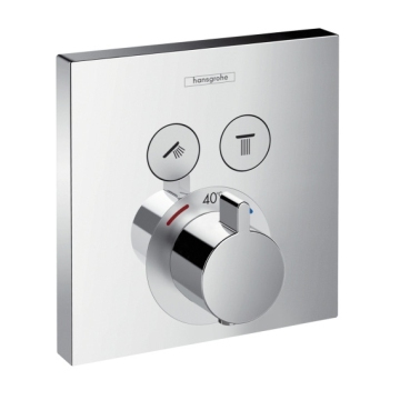 Hansgrohe ShowerSelect termosztát 2 fogyasztóval falsík alatti szereléshez 15763 000 (15763000)