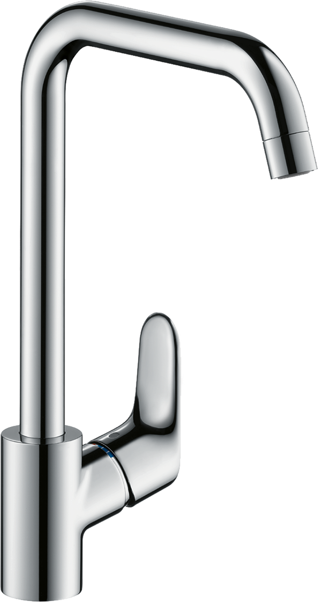 Hansgrohe Focus Egykaros króm konyhai csaptelep elektromos, átfolyós vízmelegítőkhöz 31822 000 (31822000)