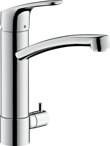 Hansgrohe Focus Egykaros konyhai csaptelep beépített elzárószeleppel 31803 000 (31803000)