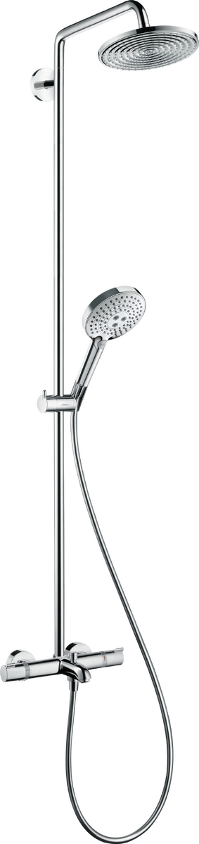 Hansgrohe Raindance Select S 240 1jet Showerpipe króm zuhanyrendszer kádtöltővel 27117 000 (27117000)