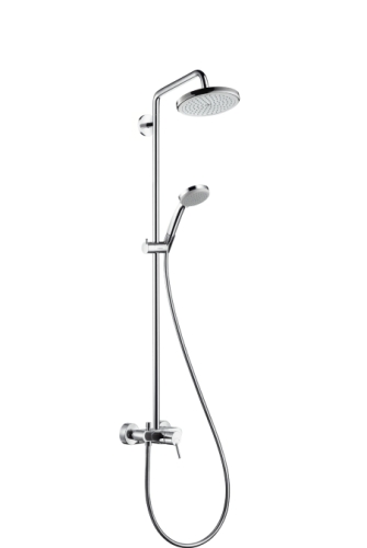 Hansgrohe Croma 220 Air 1jet Showerpipe zuhanyrendszer egykaros csapteleppel 27222 000 (27222000)