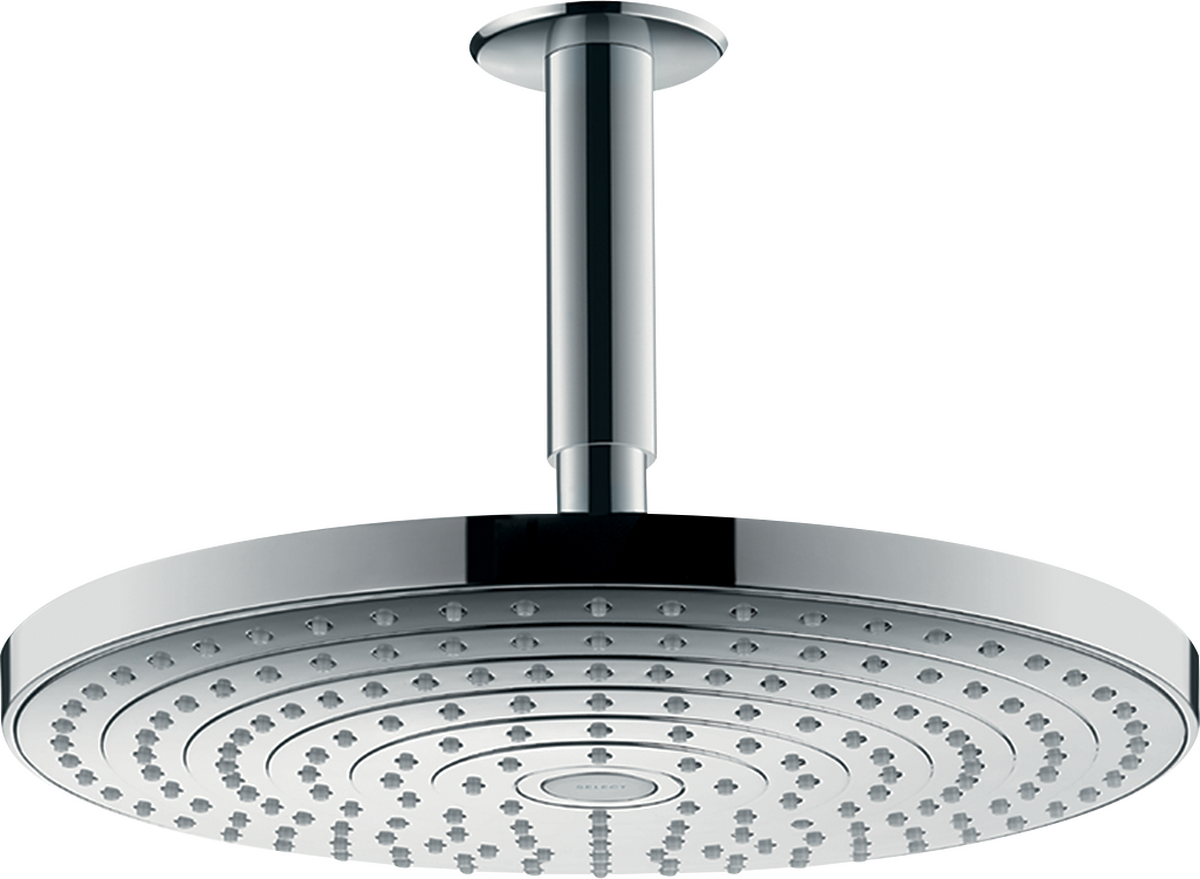 Hansgrohe Raindance Select S 300 2jet króm fejzuhany 100 mm mennyezeti csatlakozóval 27337 000 (27337000)