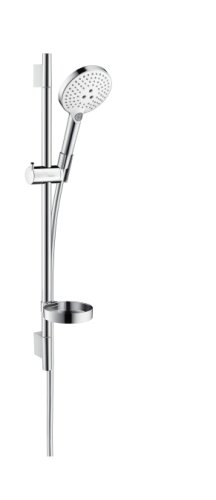 Hansgrohe Raindance Select S 120/Unica‘S Puro fehér/króm zuhanyszett EcoSmart 9 l/perc, 0,65 m 26632 400 (26632400)