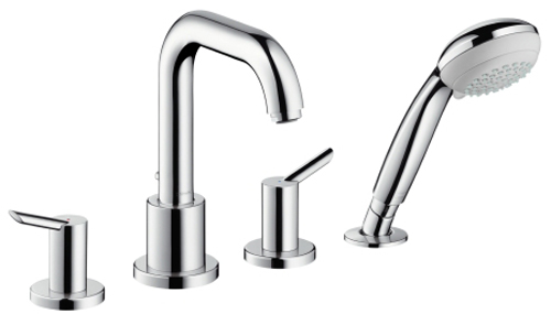 Hansgrohe Focus S 4-lyukú peremre szerelhető kádcsaptelep 31758 000 (31758000)