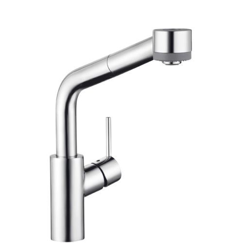Hansgrohe Talis S SemiArc egykaros konyhai csaptelep, kihúzható kifolyóval 32856 000 (32856000)