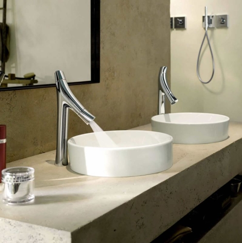 Hansgrohe AXOR Starck Organic Kétkaros mosdócsaptelep 365 lefolyó-garnitúra nélkül, mosdótálakhoz 12012000