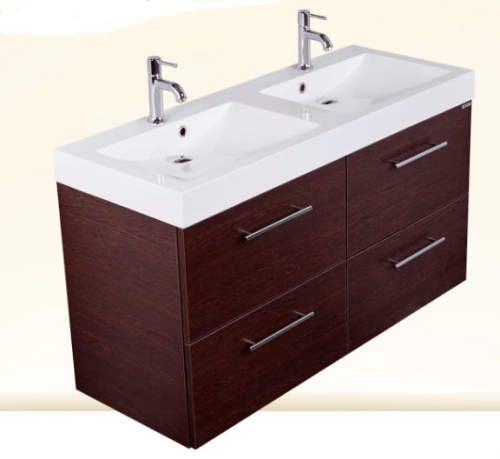 Infinity Venezia 1200 wenge fürdőszobabútor + tükör led világítással (mosdó nélkül)