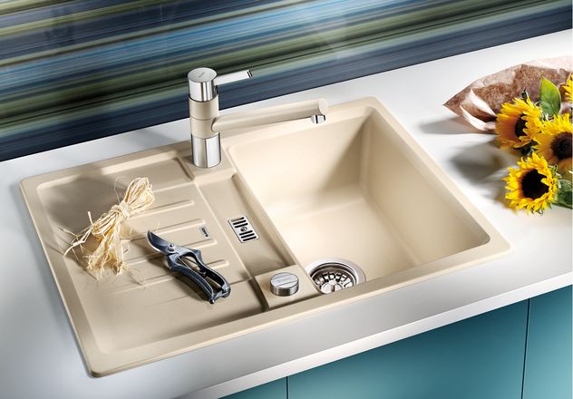 BLANCO LEXA 40S Silgranit mosogató dugókiemelővel (fehér, #518625)