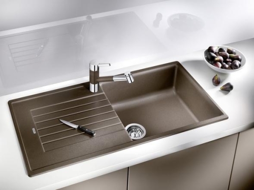 BLANCO ZIA XL 6S Silgranit mosogató szűrőkosárral palaszürke 518943