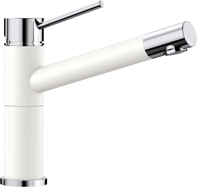 BLANCO ALTA Compact Silgránit mosogató csaptelep, fehér 515317