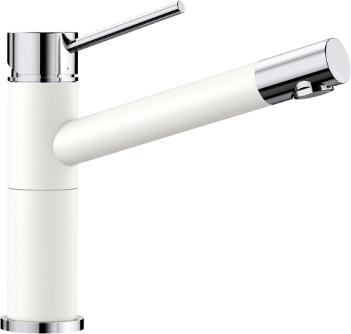 BLANCO ALTA Compact Silgránit mosogató csaptelep, fehér 515317