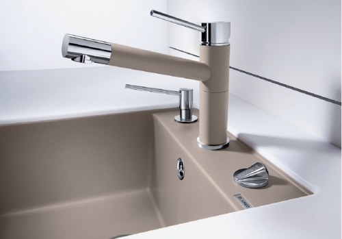 BLANCO ALTA Compact Silgránit mosogató csaptelep, jázmin 515318