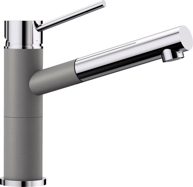BLANCO ALTA-S Compact Silgránit kihúzható fejes mosogató csaptelep, alumetál 515326