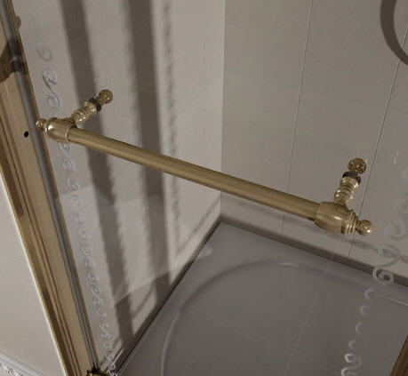 Sapho ANTIQUE 120 cm-es zuhanyajtó fix résszel (GQ4612)