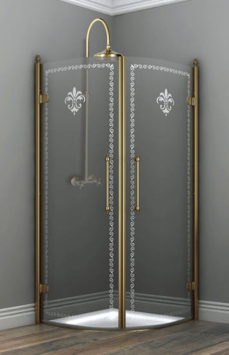 Sapho ANTIQUE 90x90 cm-es negyedköríves zuhanykabin (GQ5590)