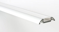 Sapho Eloxált aluminium fali profil LED szalaghoz 30x7 mm (1 méter, fali, #KL4369-1)