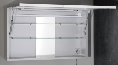 Sapho TAMARA teleszkópos felnyitható tükrösszekrény LED világítással 70x50x18 (22370)