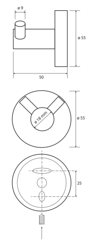 Sapho NEO dupla fali fogas, matt inox (104106035) XS200