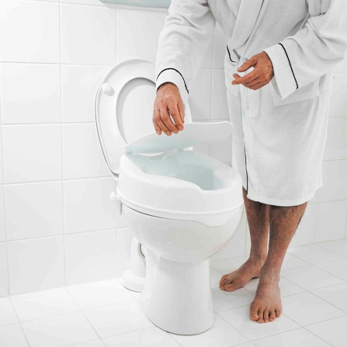 Sapho Magasított WC ülőke, 10 cm, kapaszkodó nélkül, fehér (A0071001)