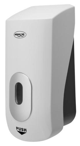 Aqualine Szappanadagoló 1000 ml, 11,5x25x11 cm, fehér (1319-73)