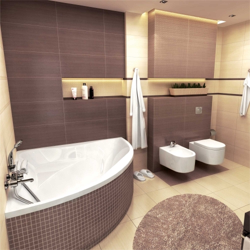 Niagara Wellness Grace 140x140 sarokkád kádlábbal
