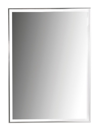 Sapho LUMINAR tükör aluminium kerettel, led világítással  (70x70 cm, #NL558)