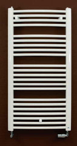 Betatherm BY fürdőszobai csőradiátor (596x1215 mm, fehér, 671 W, #BY 60125)
