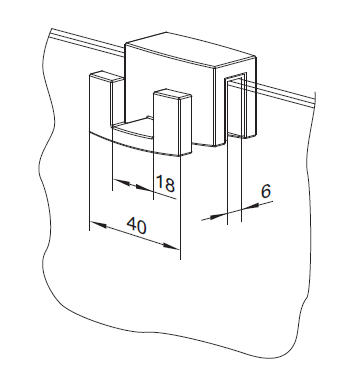 Radaway törölköző tartó zuhanykabinhoz WR-001