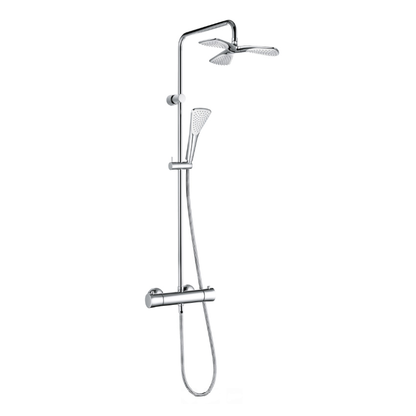 KLUDI FIZZ THERMOSTAT DUAL SHOWER SYSTEM 6709505-00