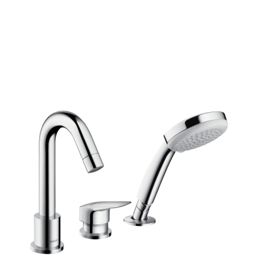 Hansgrohe Logis 3-lyukú peremre szerelhető kádcsaptelep 71313 000 (71313000)