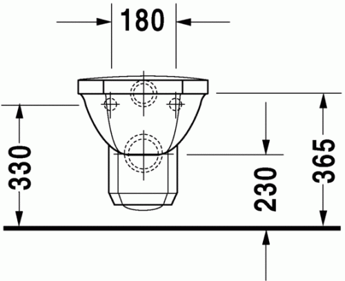 Duravit 1930 fali wc 0182090000